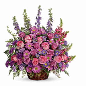 Gracious Lavender Basket